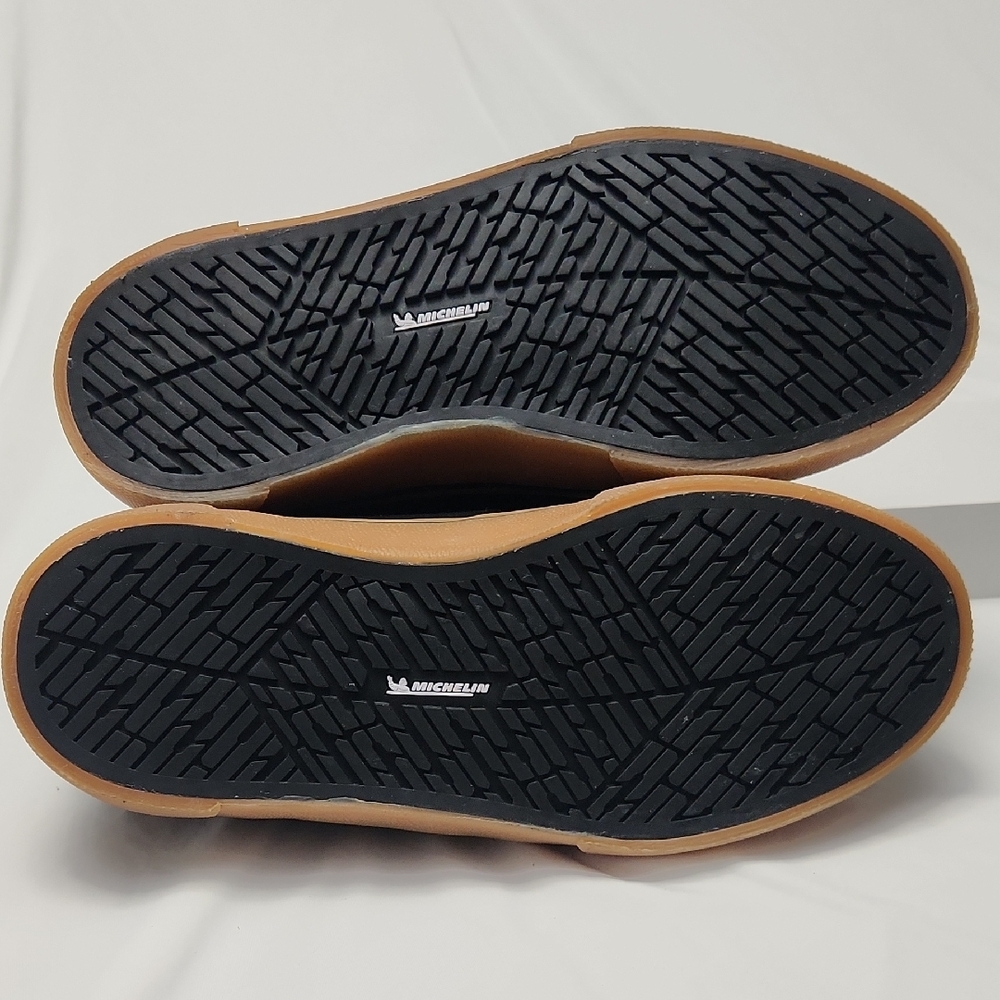 Etnies Skateboard Shoes Joslin Vulc Black Suede Size 6 - Picture 7 of 11